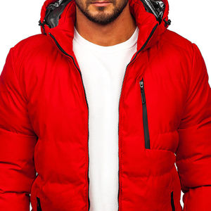 2025 New Arrival High Quality Custom Men's Puffer <b>Jacket</b> Breathable and Plain Dyed for Winter Reasonable Price - Product Image 4