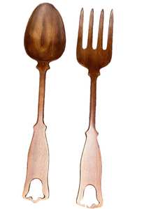 Cuillère en acier inoxydable, fourchette en acier inoxydable, ensemble cuillère et fourchette, ensemble de couverts, ensemble d'argenterie, cuillère de table - Product Image 5