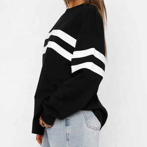 Sweat-shirts à col rond pour femmes, marque privée, fournisseur direct d'usine, en coton, en vente - Product Image 4