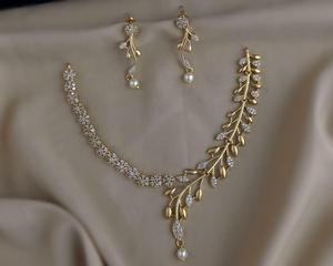 Ensemble de colliers CZ finition mate - Product Image 1