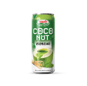 Échantillon Gratuit d'Eau de Coco avec Arôme de Thé Vert Matcha Pur, Latte Matcha en Gros au Meilleur Prix, Canette 250ML NAWON au Vietnam, OEM ISO - Product Image 4