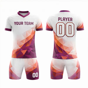 Nueva Llegada de Ropa Deportiva al Por Mayor, Mejor Precio, Secado Rápido, Corte Ajustado, Jersey Unisex, Conjunto Personalizado con Nombre de Equipo, 100% Poliéster Antibacteriano - Product Image 3