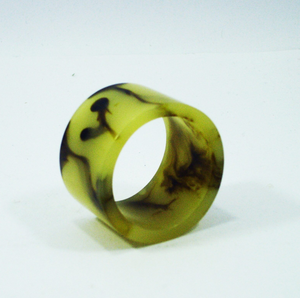 แหวนรองผ้าเช็ดปากเรซิ่นคุณภาพสูง ราคาถูก ดีไซน์วิบวับสีเงิน ดีไซน์หรูหรา แหวนรองผ้าเช็ดปากเรซิ่นอินเดียแท้ - Product Image 5