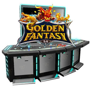 2023 Gekke Software Hete Verkoop Oceaan Koning Gouden Fantasie Staande 55 Inch 4 Speler Arcade Visserij Game Machine