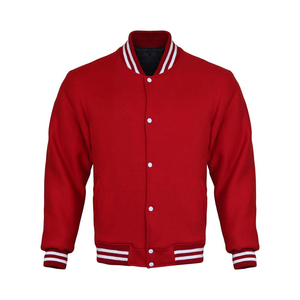 2025 Best Quality Custom Plus Size Cartoon Patchwork 100% Wool <b>Winter</b> Varsity <b>Jacket</b> for Men Women Stand Collar Front Logo - Product Image 6