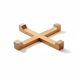 ที่รองหม้อไม้สักทำมือขายส่ง |   แผ่นรองหม้อครัวแบบดั้งเดิมจากอินเดีย - Product Image 1