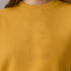 Sudadera informal de gran tamaño, mezcla de algodón, cómoda, holgada, con cuello redondo, manga larga, estilo urbano, para uso diario - Product Image 4