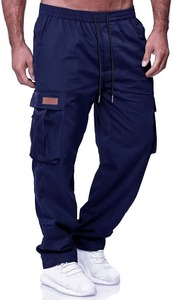 Pantalones de Trabajo Personalizados OEM para Hombre, Tela Oxford de Primavera, Secado Rápido, Cintura Media, Elásticos, Casuales, con Múltiples Bolsillos y Cordón Ajustable - Product Image 3