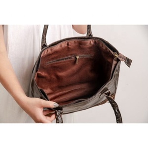 Nuevo bolso de cuero Western Crunch, bolso de compras de cuero para mujer, bolso de hombro de colección con estilo único, Bolso multiusos - Product Image 5