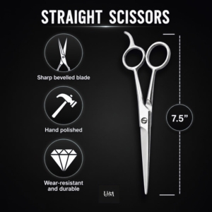 Tijeras de Peluquería Profesionales para Diestros, de Acero Inoxidable, para un Corte Preciso, Suave y Duradero - Product Image 2