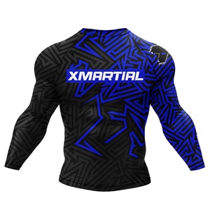 Maillot de compression unisexe de haute qualité pour Jiu Jitsu, imprimé par sublimation personnalisée, protection UV, respirant pour le surf/BJJ/MMA - Product Image 4