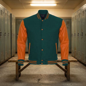Chaqueta Varsity Clásica a la Moda, de Alta Calidad, Resistente al Viento, para Hombre, Servicio OEM, MOQ Bajo, Hecho a Medida - Product Image 3