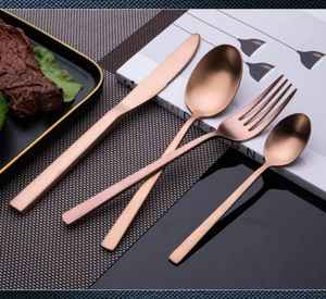 Cuillère à dîner en acier inoxydable, luxe, finition mate or, argent, noir, or rose, cuillère de table moderne, ustensile de cuisine et de salle à manger - Product Image 4