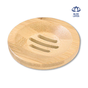 Jabonera de Bambú con Drenaje de Agua, Organizador Natural para Baño - Product Image 1
