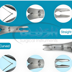 Bone Rongeur Steel Surgical Instrument Bone Trimming Tool Orthopedic Bone Cutting Forceps Durable Reusable By <b>Blush</b> Surgical - Product Image 6
