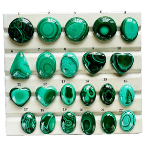 Malaquita Verde, Piedra Preciosa Suelta, Cabujón Natural, Cristal, Piedra de Nacimiento, para Joyería, Regalo - Product Image 3