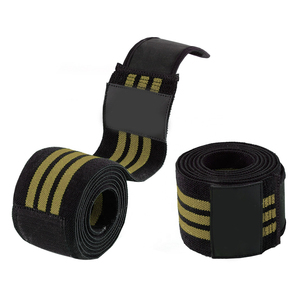 Customizable Neoprene <b>Gym</b> Weight Lifting Knee Wraps Protective Adjustable Training Equipment for Unisex With OEM Service - Product Image 5
