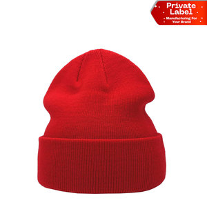 Unbranded Blank Patterned Beanies <b>Cap</b> Ready for Custom Label Casual Daily Wear Beanies <b>Cap</b> Ribbed Edge Geometric Knit <b>Hat</b> - Product Image 1