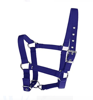 En gros, Bridon de course pour cheval réglable et confortable, style selle anglaise, en tissu nylon anatomique avec surpiqûres décoratives