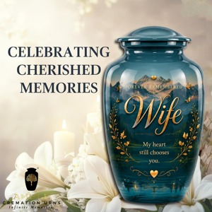 Urna Funeraria para Esposa Adulta con Color Personalizado y Diseño Ecológico, Capacidad de 220 Pulgadas Cúbicas - Product Image 5