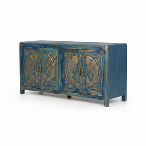Aparador de Madera Elegante y de Alta Gama con Estantes Ajustables para Organización del Hogar, Disponible para la Venta - Product Image 3