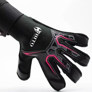 Guantes de Portero al por Mayor, Látex Damboo, Corte Híbrido, Dorso en Relieve, Impresión de Silicona, Logotipo Personalizado, Protección para Dedos y Pulgares - Product Image 4