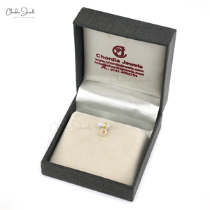 จี้ตัวอักษร D เงินแท้ 925 คุณภาพสูง ประดับเพชรซิคอนสีขาวธรรมชาติ ชุบโรเดียม ผลิตโดยผู้ผลิตชั้นนำจากอินเดีย - Product Image 4