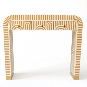 ILAHI's Bone Inlay <b>Drawer</b> Modern Design Agate Detailing <b>Storage</b> Portable Home Furniture - Product Image 1