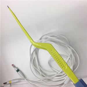 Forceps bipolaires professionnels, instrument chirurgical, couleur bleue, certifié CE, fonctionnement manuel, pour usage médical - Product Image 2