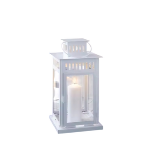 <b>Top</b> Arrival Steel Lantern With Glass Panels And Blue Candle For Wedding Home Decoration Durable Indoor Outdoor Lantern - Product Image 6