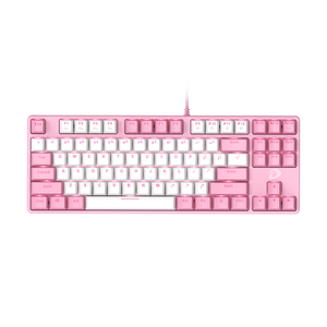 Tastiera Meccanica EK87 Completamente Impermeabile con Retroilluminazione Dinamica Arcobaleno, Cablata, Switch D, Blue N-Key Rollover - Product Image 2