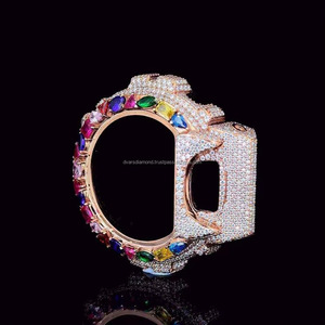 Kit de Modificación de Caja de Reloj con Cristales Incrustados Ice Galaxy, Colección de Actualización de Marcos de Reloj de Moda Urbana Octagon - Product Image 3