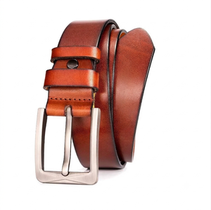 High Quality Cow Hide Pin Square Vintage <b>Mens</b> Boys <b>Belt</b> Customizable Eco-Friendly Durable Waterproof BS International Brand 3D - Product Image 4