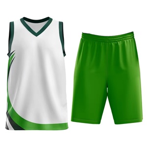 <b>White</b> Green Sleeveless <b>men</b> Basketball uniform <b>Vest</b> Crew Neck Moisture Wicking Polyester <b>Men</b> Regular Fit All Seasons Sublimated - Product Image 4
