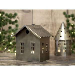 Portavelas de Hierro Rústico Estilo Canal, Juego de Faroles Metálicos Vintage para Decoración de Hogar, Chimenea y Jardín, Venta al por Mayor - Product Image 3