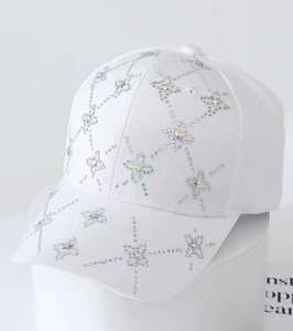Star <b>Baseball</b> <b>Cap</b> Sublimation Transfer Print Rhinestone Embroidery Breathable Cotton Sporty Outdoor Fashion Hat Unisex Summer - Product Image 3