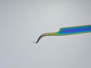 Pinzas Profesionales para Extensión de Pestañas, Color Arcoíris, Punta Puntiaguda, Acero Inoxidable, Pinzas de Maquillaje para Pestañas - Product Image 3