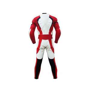 Traje de Motociclismo de Cuero para Carreras, Diseño Personalizado al por Mayor, Protector, Transpirable, de Secado Rápido, Manga Larga, Ropa de Motociclista de una Pieza para Hombre - Product Image 2