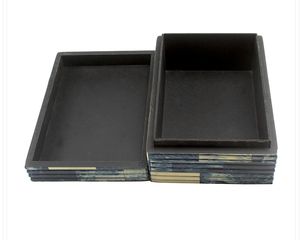 Modern Resin Handcrafted <b>Trinket</b> Jewellery <b>Box</b> Sleek Unique Look Elegant Storage Solution For Precious Items And Jewelry Pieces - Product Image 4