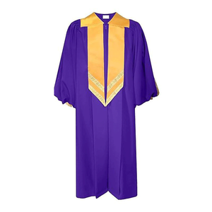 Robe de Pasteur pour Femmes et Hommes, Robe de Chorale d'Église, Costume de Cosplay Catholique pour Halloween, Robe de Prêtre Chrétien à Manches Longues - Product Image 6