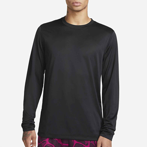 T-shirts pour hommes 2026 en molleton doux à col montant, avec logo personnalisé imprimé numériquement sur le devant, manches longues, faible MOQ - Product Image 1