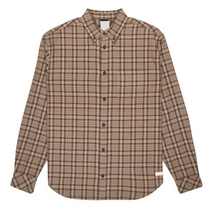 Camisa de Franela a Cuadros para Hombre, Mezcla de Algodón, Manga Larga, Cierre de Botones, Corte Regular, Secado Rápido, Ecológica y Transpirable, Venta Directa de Fábrica - Product Image 1