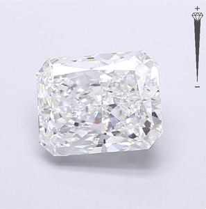 Diamante Sintético Cultivado en Laboratorio con Certificación IGI, Corte Radiante de 3.59 CT, Color D, Claridad VVS1, LG 772678528, ROYAL GEMS, para Joyería - Product Image 3