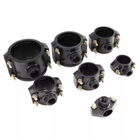 Connecteur de pince de selle pour alimentation en eau raccord de Compression PP filetage intérieur tuyau tuyau té raccords filetés pour l'irrigation