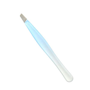 Pince à épiler professionnelle inclinée en acier inoxydable personnalisée 2026 de 100 mm, confortable et de qualité supérieure - Product Image 2