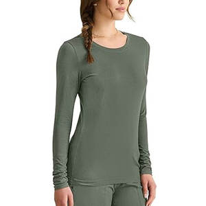 Healthcare <b>Scrub</b> Undershirts Soft Cotton Shirts for Medical Staff Work Uniform and Daily Use - Product Image 2