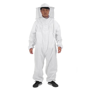 Overol Protector Transpirable Blanco con Capucha, Costuras Soldadas, Corte Regular, Ropa de Seguridad para Laboratorio, Traje de Nivel D - Product Image 5