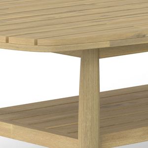 Tavolino da caffè da esterno Bayshore Light Teak - Product Image 4