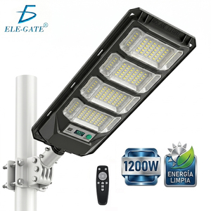 Lampione Solare LED da Esterno 1200W con Sensore di Movimento, Telecomando, Accensione/Spegnimento Automatico, Batteria 50000mAh, Impermeabile IP65 - Product Image 1