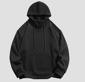 เสื้อสเวตเชิ้ตคอกลมทรงโอเวอร์ไซส์สำหรับผู้ชาย สีพื้น เรียบง่าย ระบายอากาศได้ดี ผ้าถักเนื้อกำมะหยี่ 100% ผ้าฝ้าย ทรงหลวม แขนยาว สำหรับฤดูใบไม้ผลิ - Product Image 6